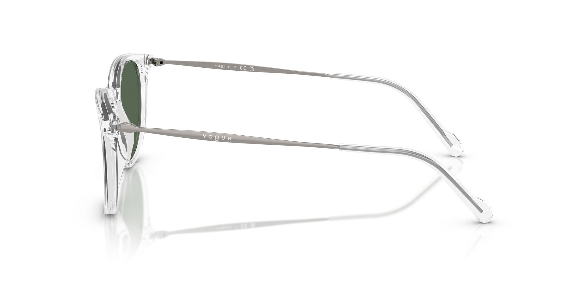 Vogue 0VO5594SI Sunglass Transparent Male Full Metal Sunglass — Transparent frame — view 3