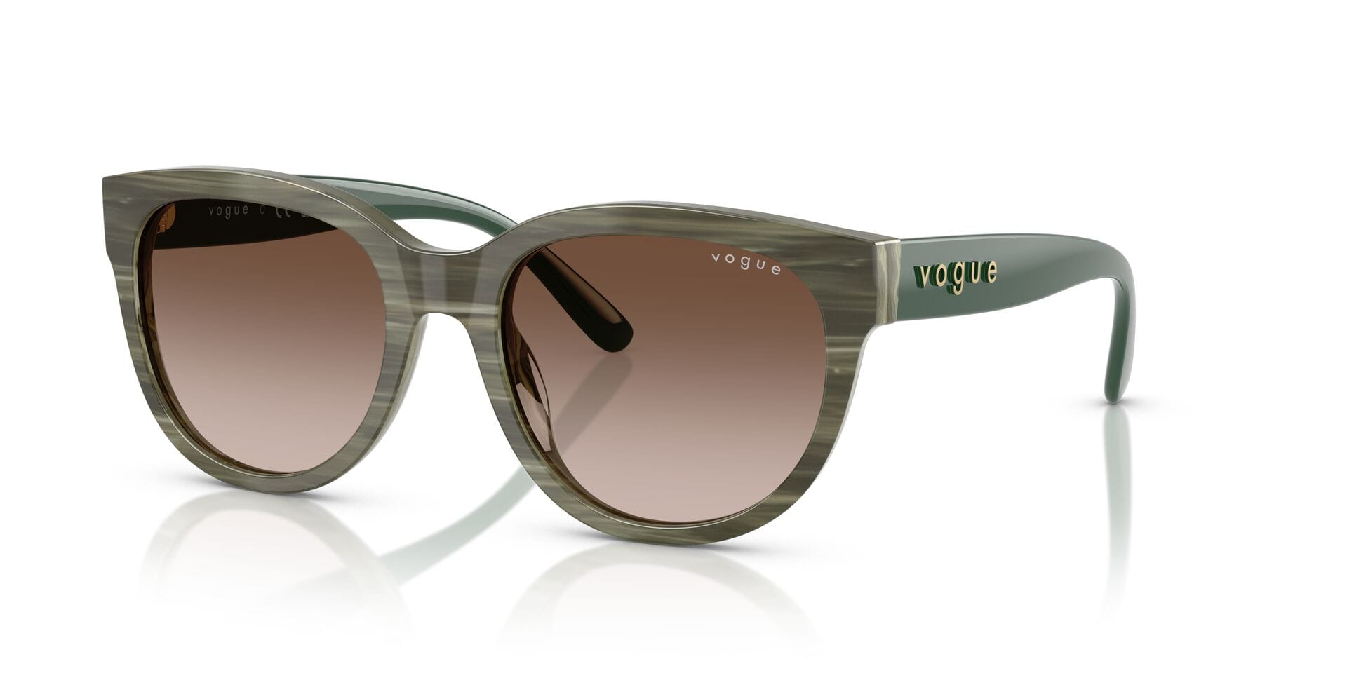 Vogue 0VO5592SI Sunglass Green Female Full Shell — Green frame