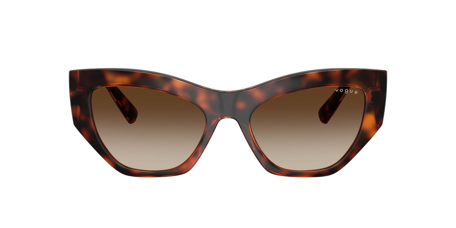 Vogue 0VO5607S Sunglass Havana Female Full Shell Sunglass — Havana frame — view 2