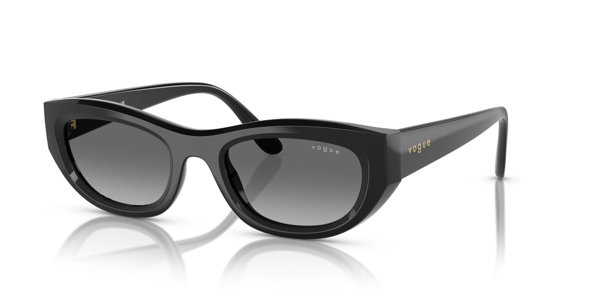 Vogue 0VO5616S Sunglass Black Female Full Shell — Black frame