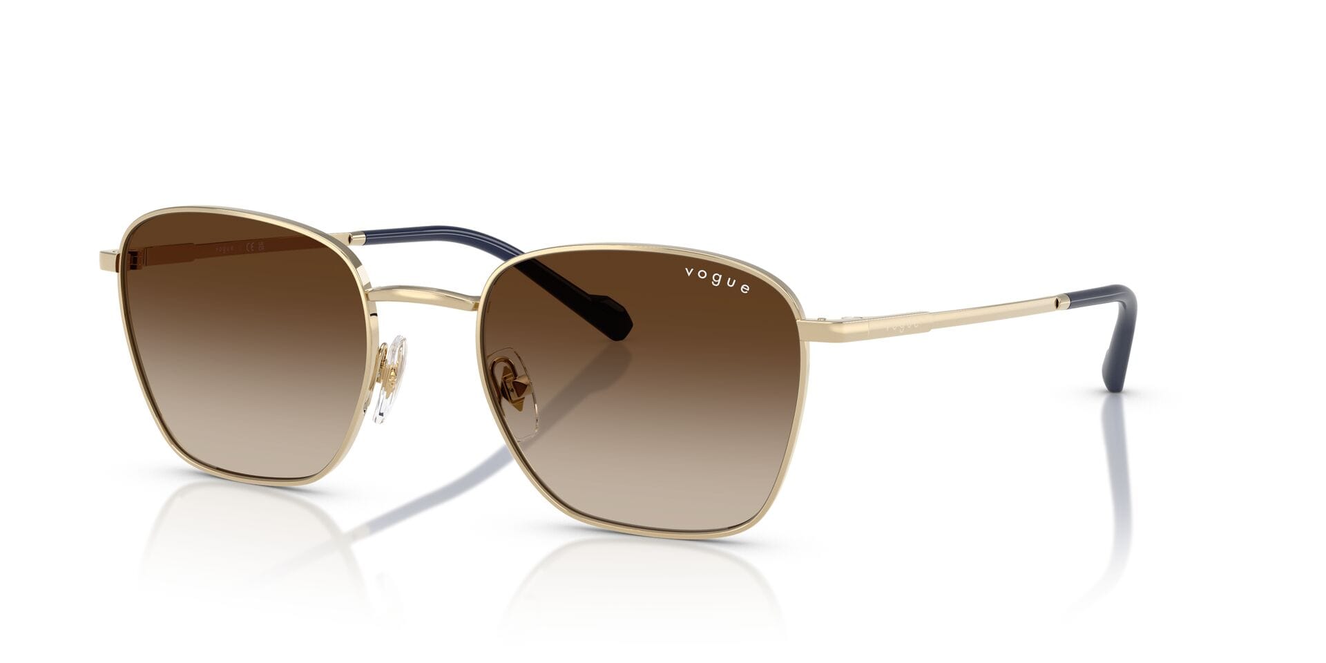 Vogue 0VO4322S Sunglass Gold Unisex Full Metal — Gold frame