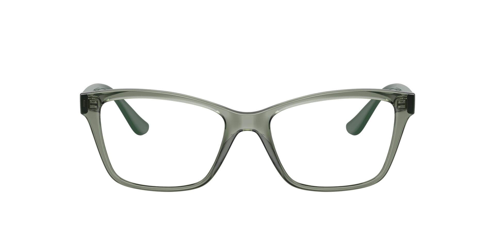 Vogue 0VO5420 Frame Transparent Green Female Full Shell Frame — Transparent Green frame — view 2