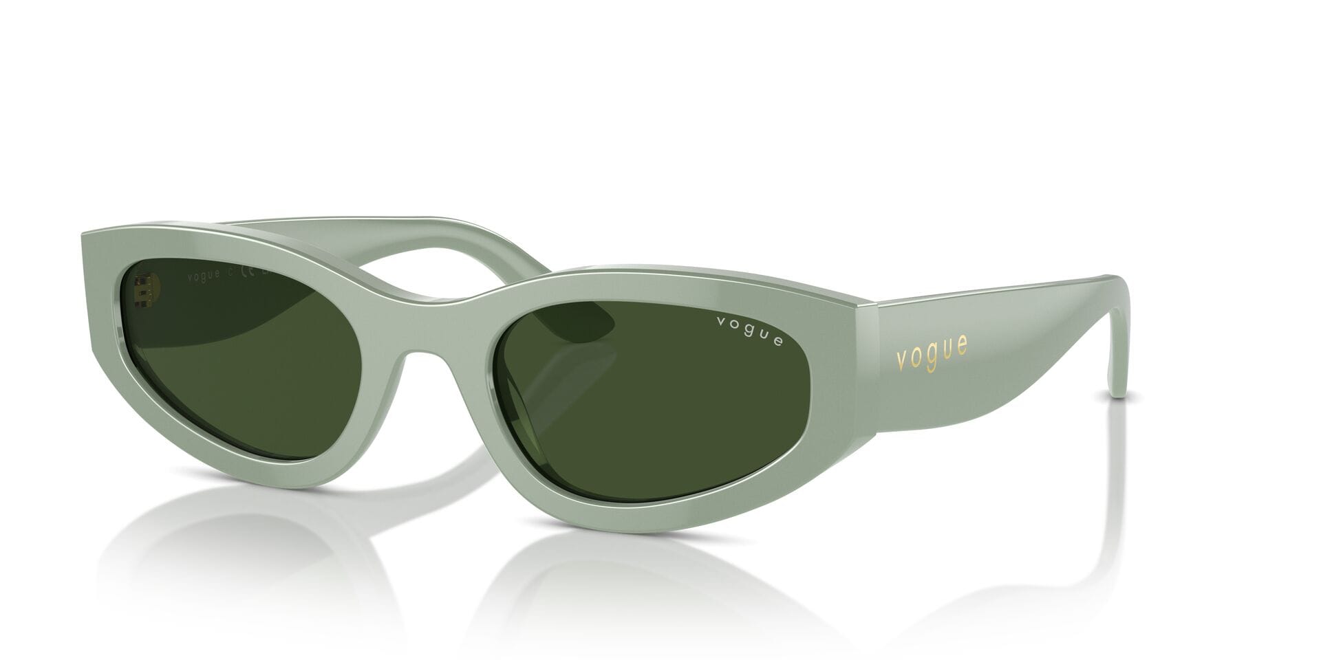 Vogue 0VO5585S Sunglass Light Green Female Full Shell — Light Green frame
