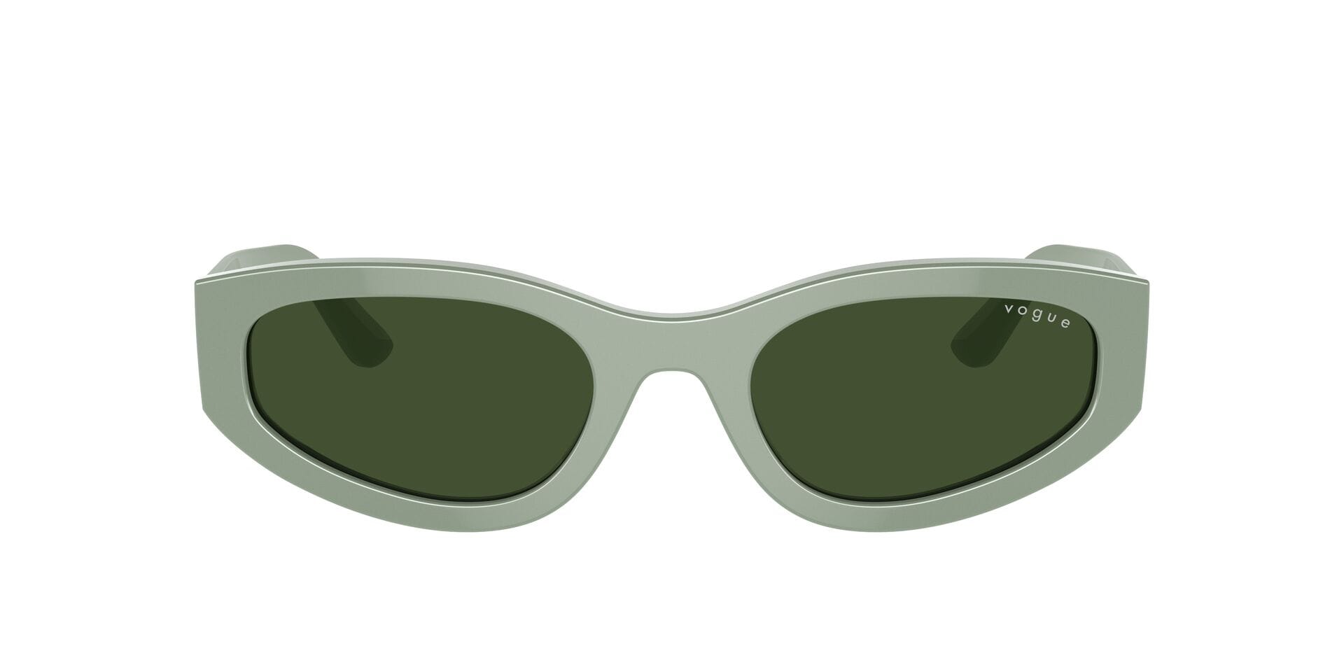 Vogue 0VO5585S Sunglass Light Green Female Full Shell Sunglass — Light Green frame — view 2