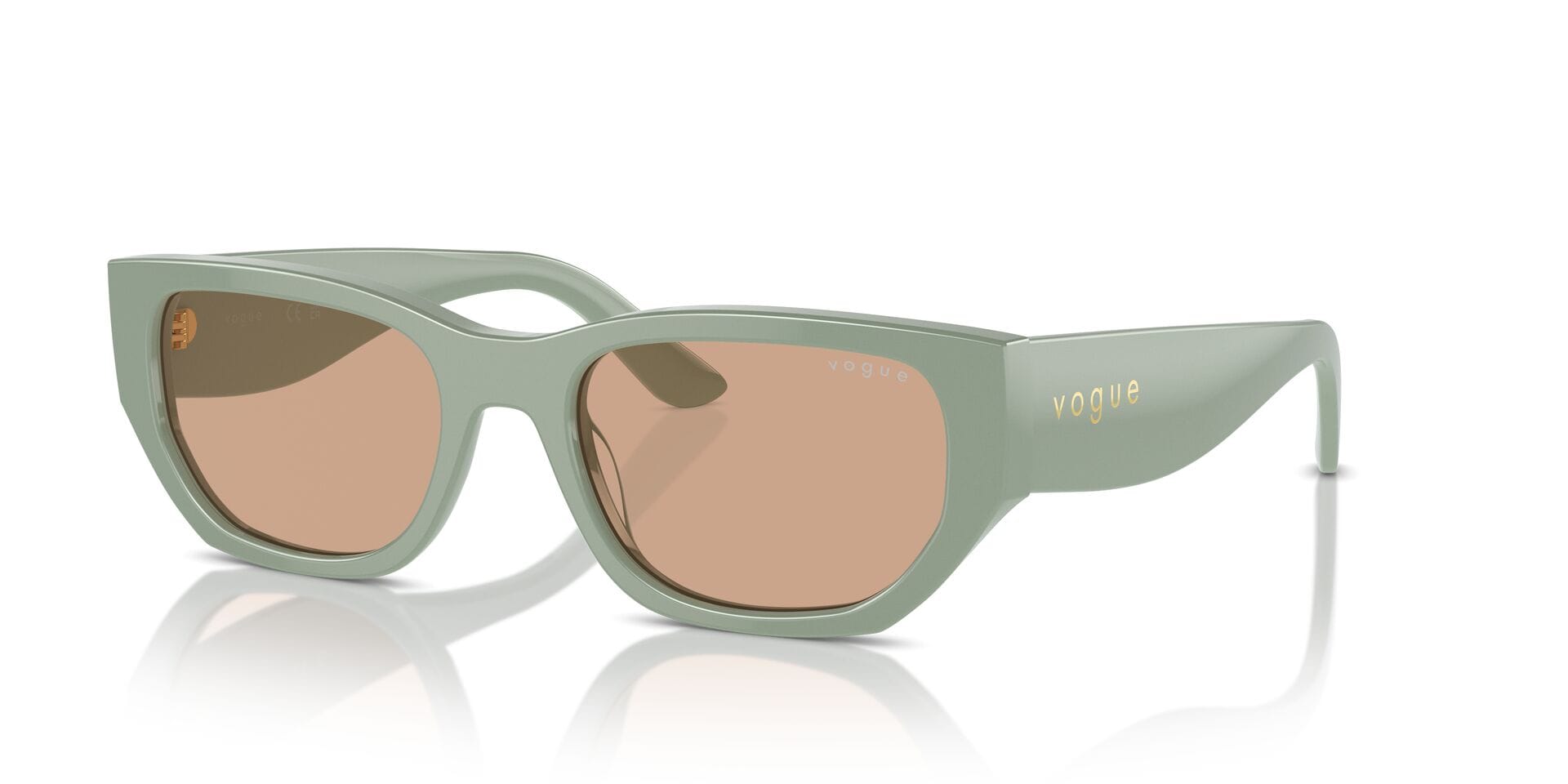 Vogue 0VO5586S Sunglass Light Green Unisex Full Shell — Light Green frame
