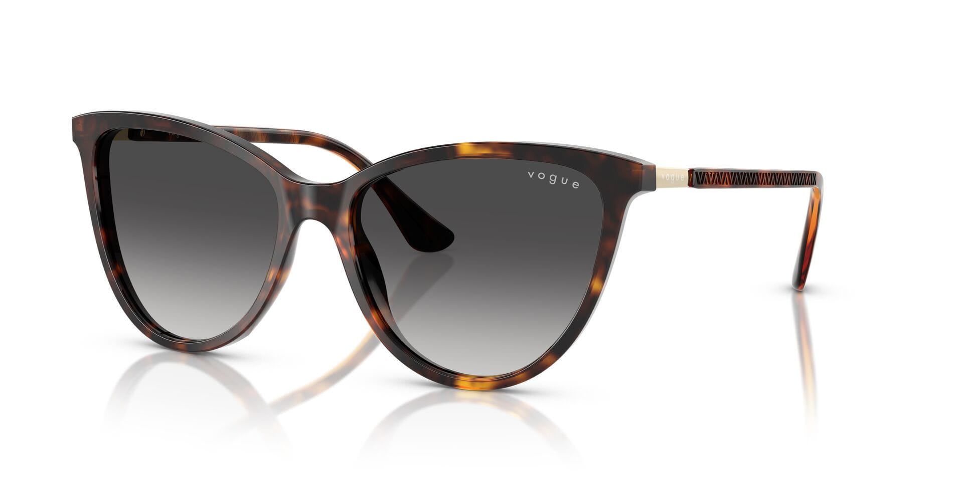 Vogue 0VO5593SI Sunglass Havana Female Full Shell — Havana frame