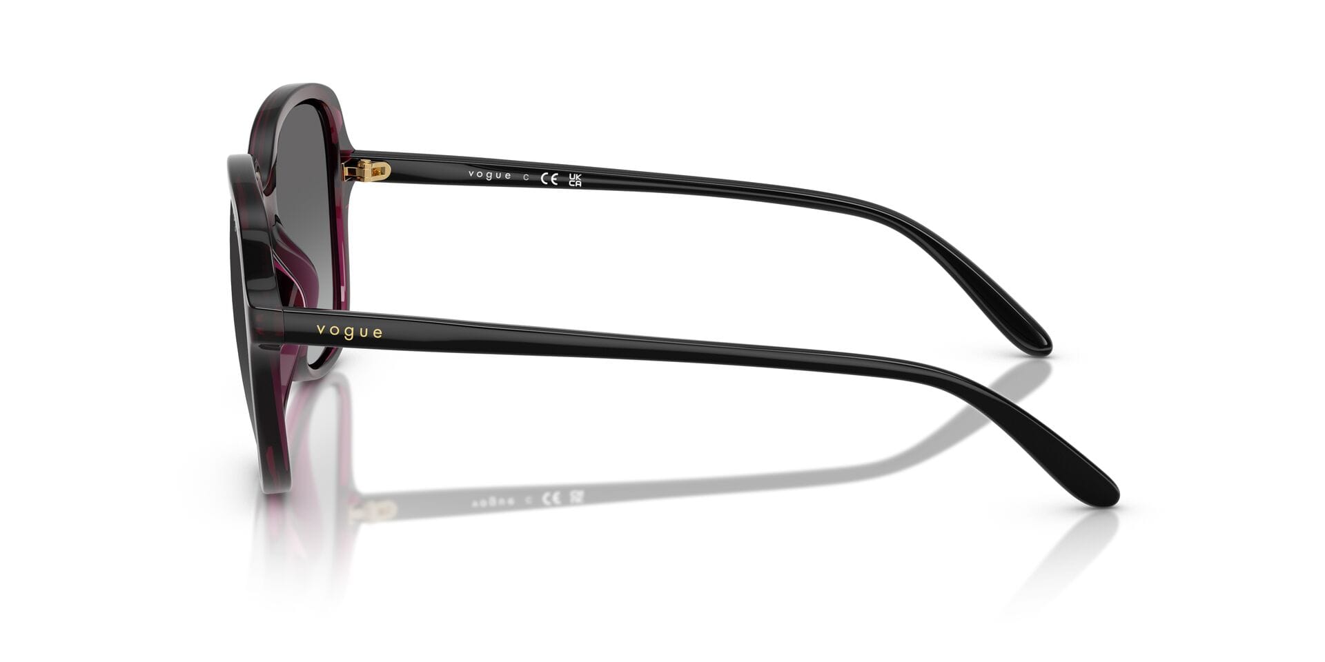 Vogue 0VO5601S Sunglass Cherry Female Full Shell Sunglass — Cherry frame — view 3