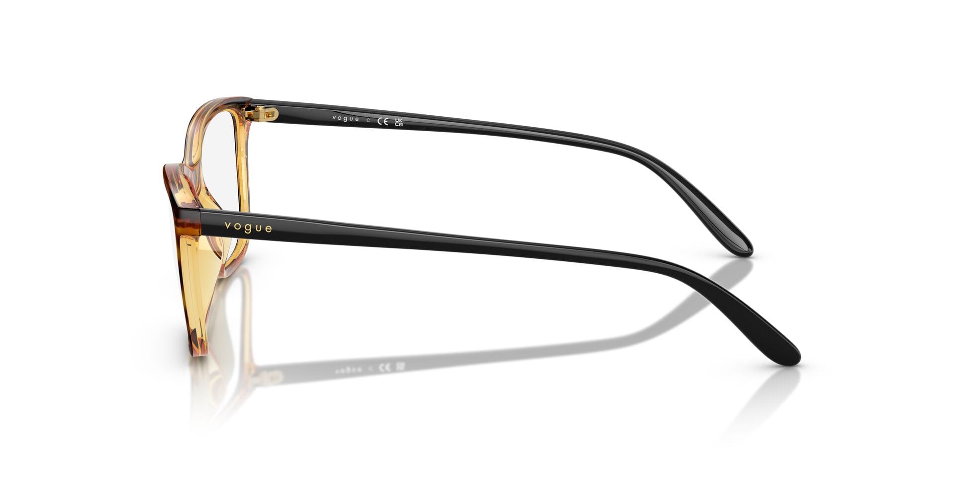 Vogue 0VO5603 Frame Havana Female Full Shell Frame — Havana frame — view 3