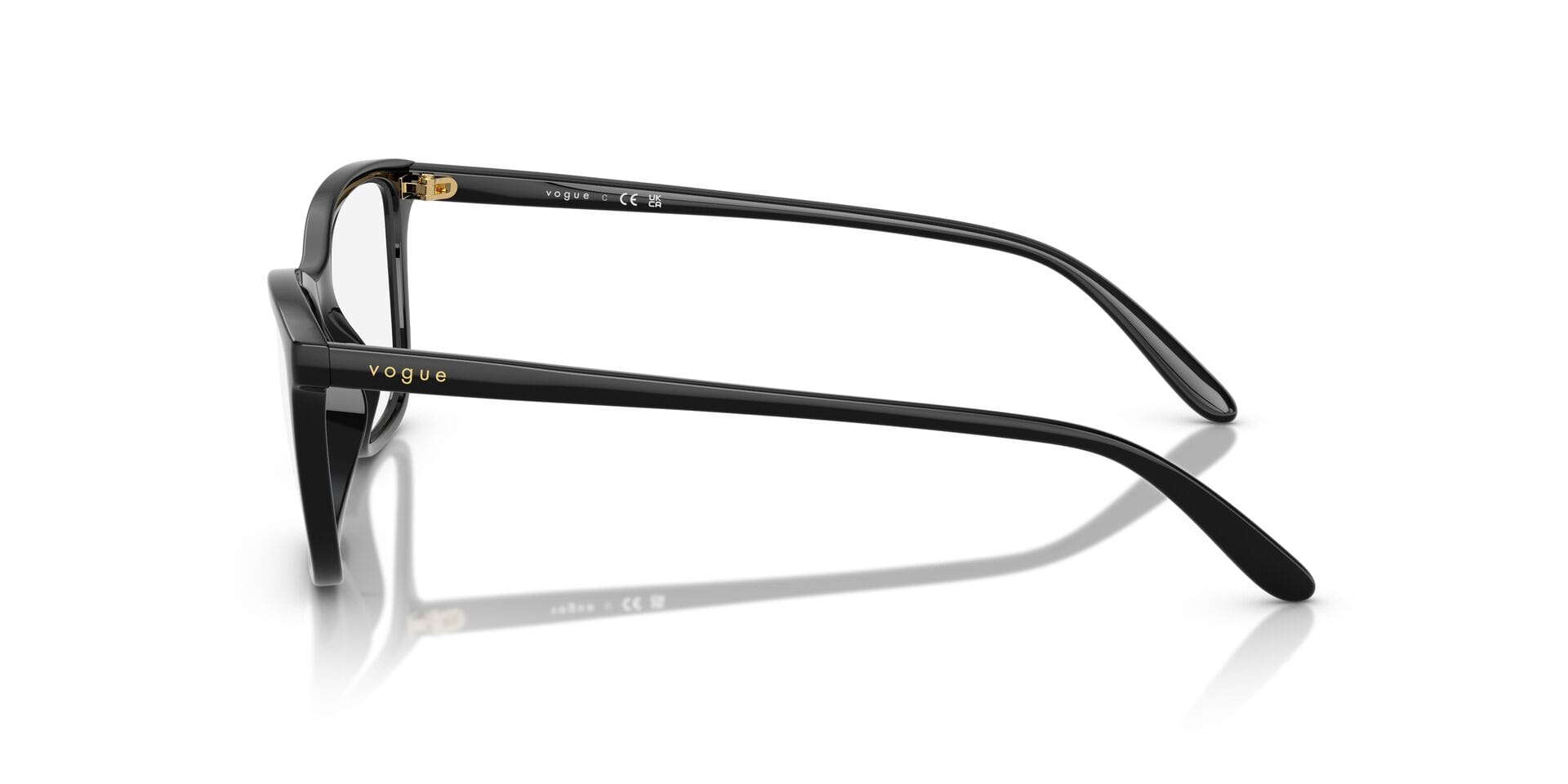 Vogue 0VO5603 Frame Black Female Full Shell Frame — Black frame — view 3