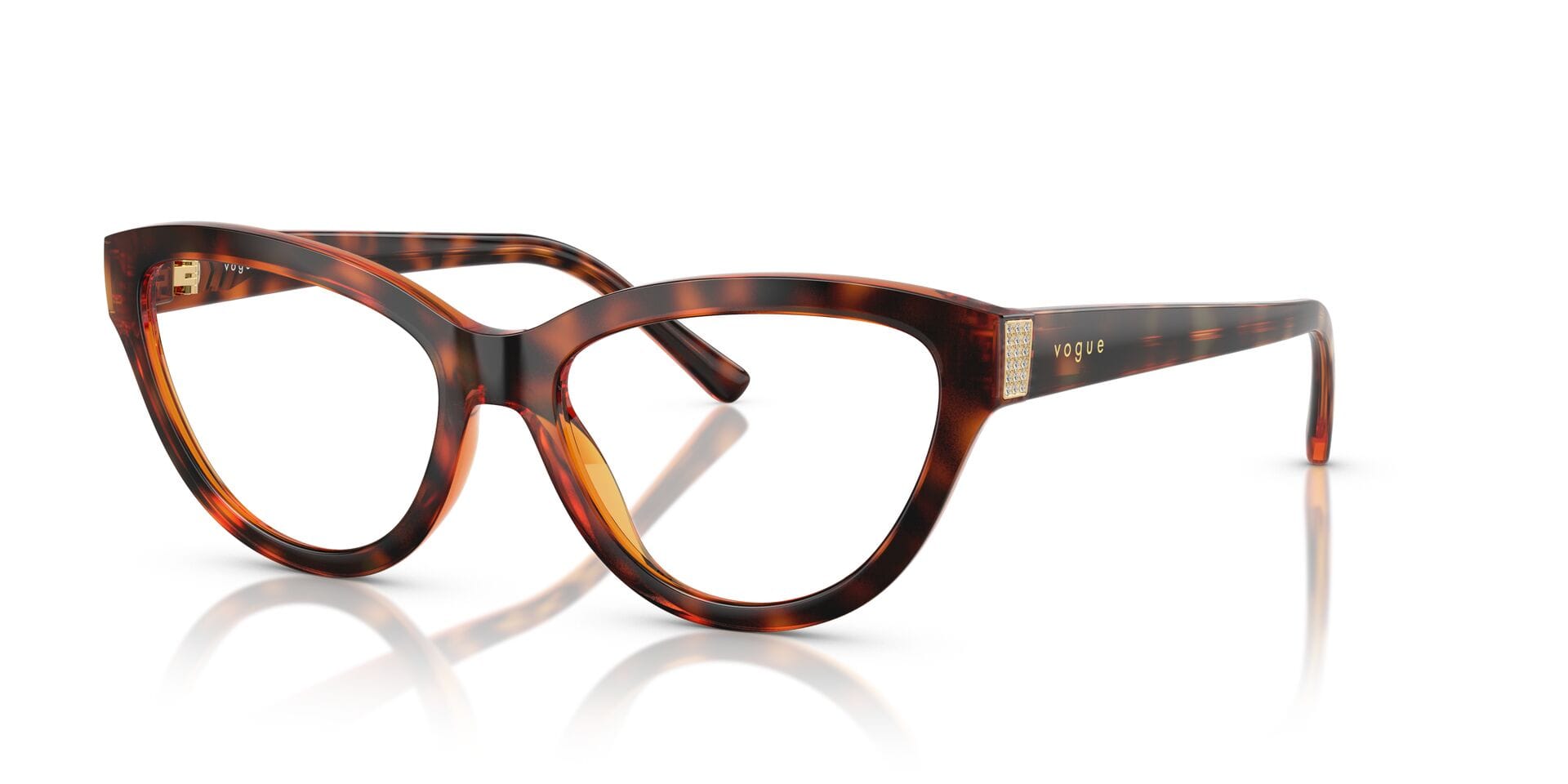 Vogue 0VO5610B Frame Havana Female Full Shell — Havana frame