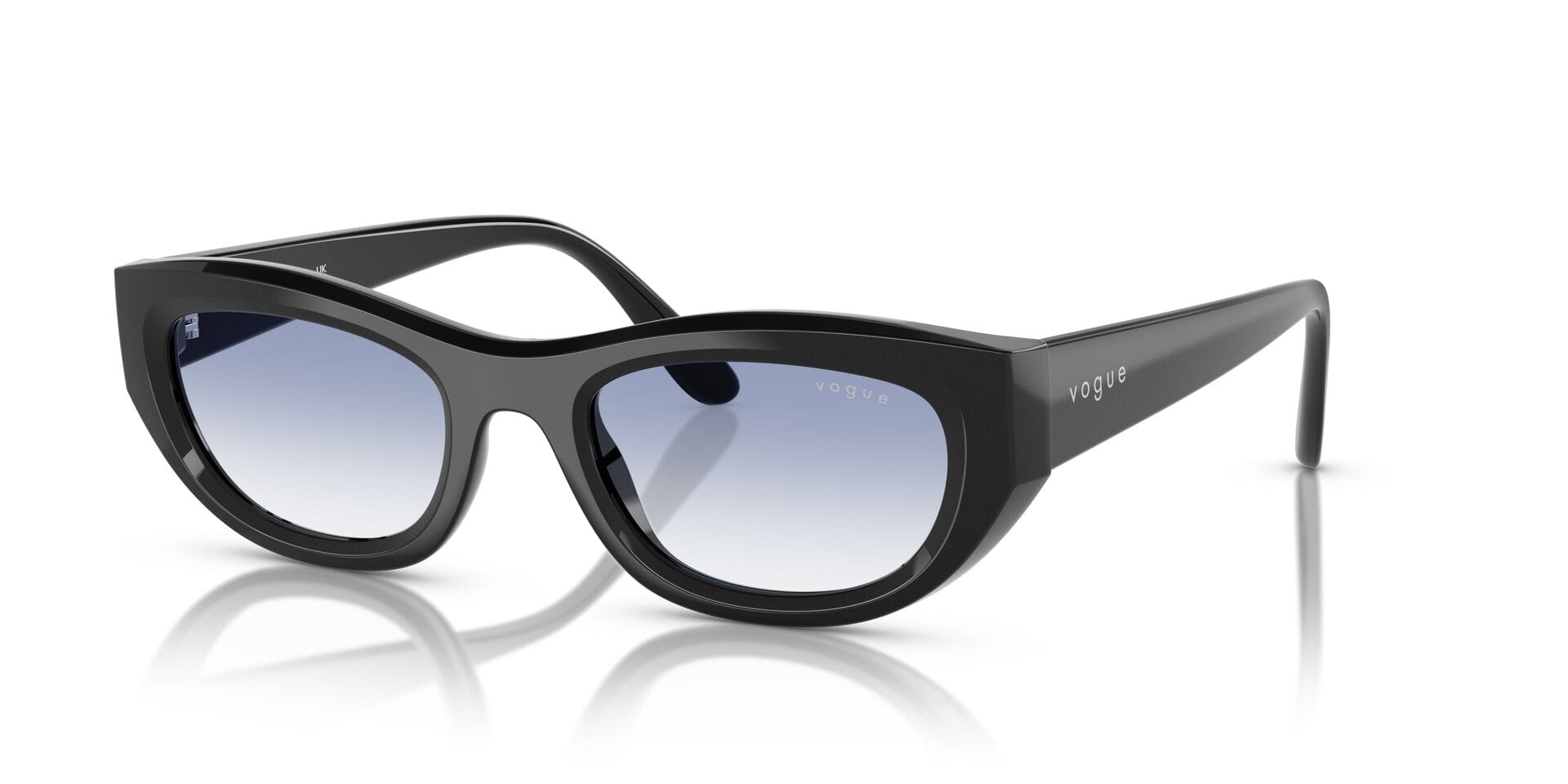 Vogue 0VO5616S Sunglass Black Female Full Shell — Black frame
