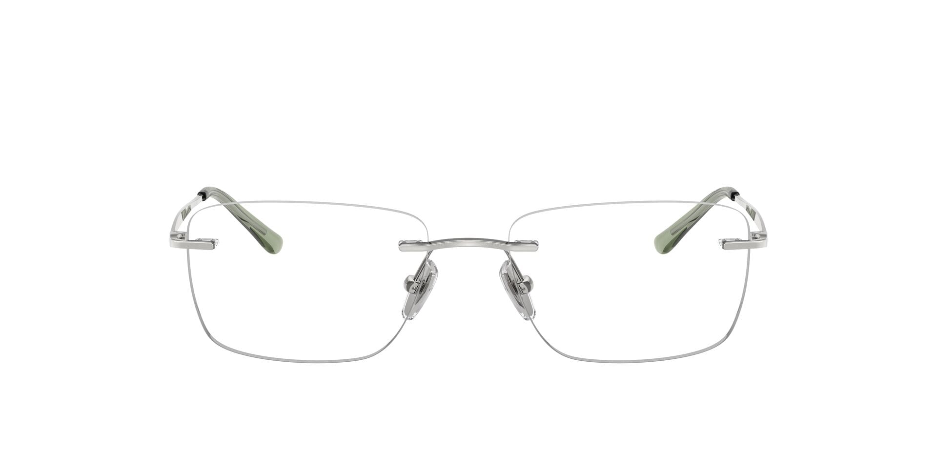 Vogue 0VO4314-I Frame Silver Male RimLess Metal Frame — Silver frame — view 2