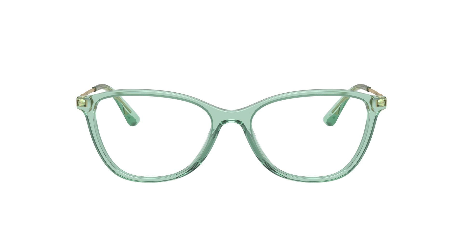 Vogue 0VO5398-I Frame Transparent Green Female Full Metal Frame — Transparent Green frame — view 2