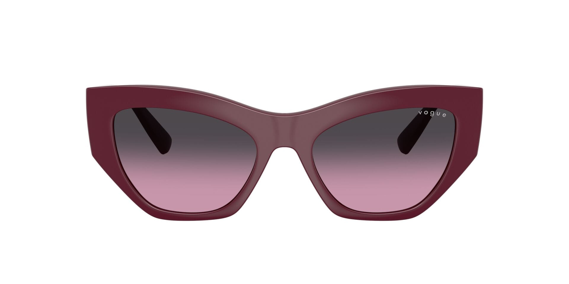 Vogue 0VO5607-S Sunglass Maroon Female Full Shell Sunglass — Maroon frame — view 2