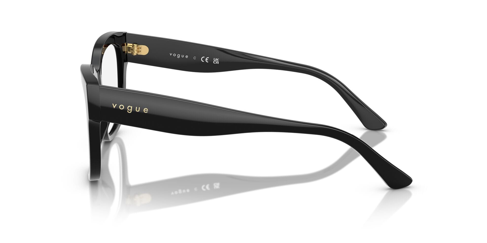 Vogue 0VO5605 Frame Black Unisex Full Shell Frame — Black frame — view 3