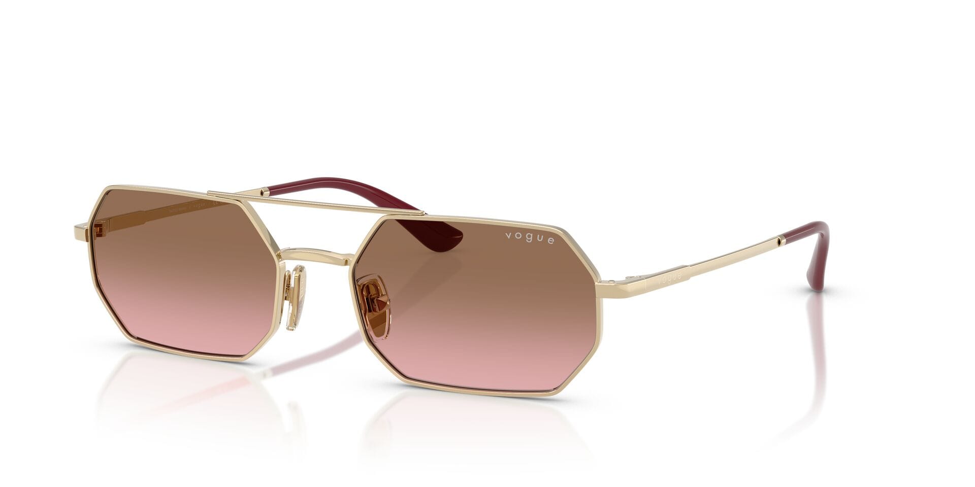 Vogue 0VO4329S Sunglass Gold Female Full Metal — Gold frame
