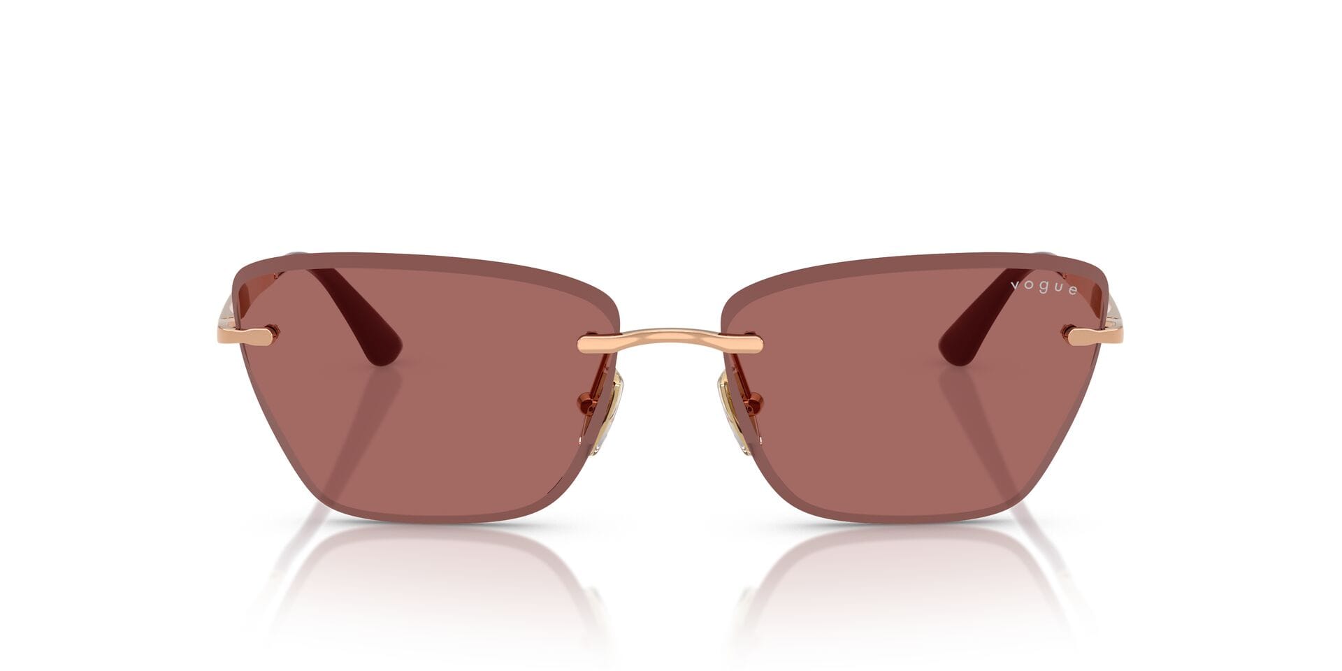 Vogue 0VO4332S Sunglass Pink Female Metal Sunglass — Pink frame — view 4