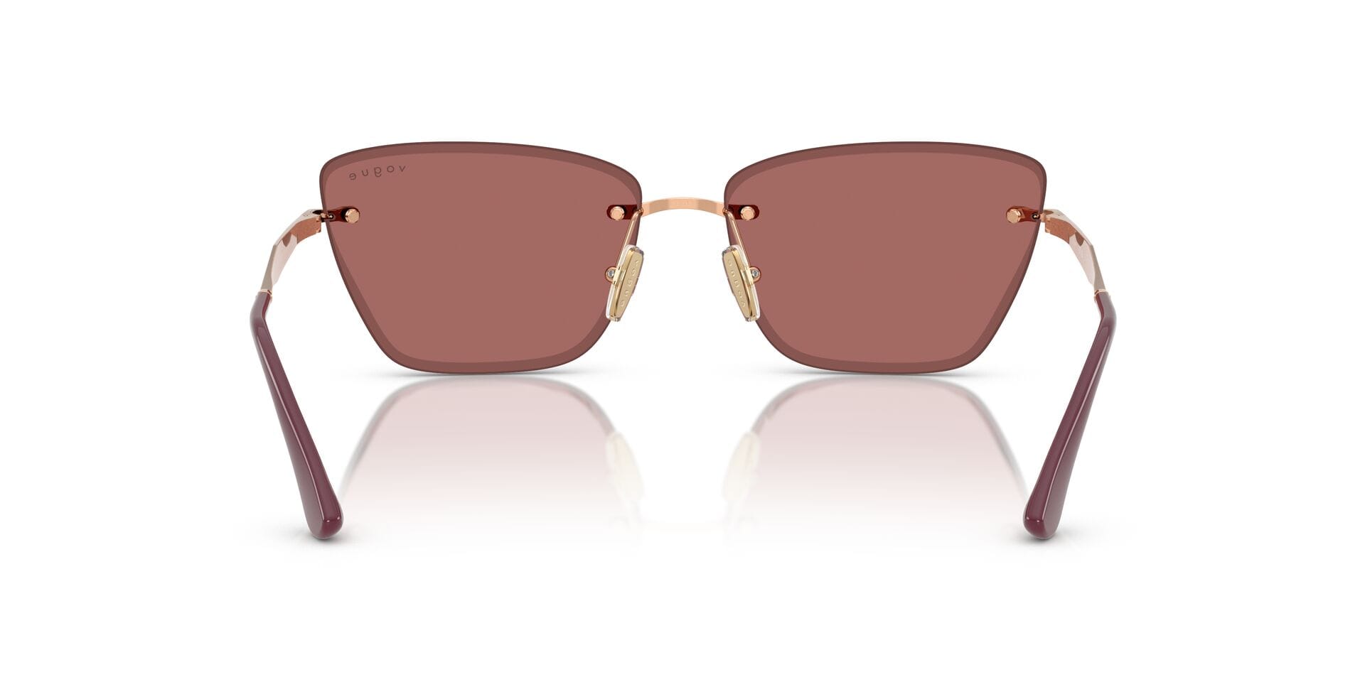 Vogue 0VO4332S Sunglass Pink Female Metal Sunglass — Pink frame — view 6