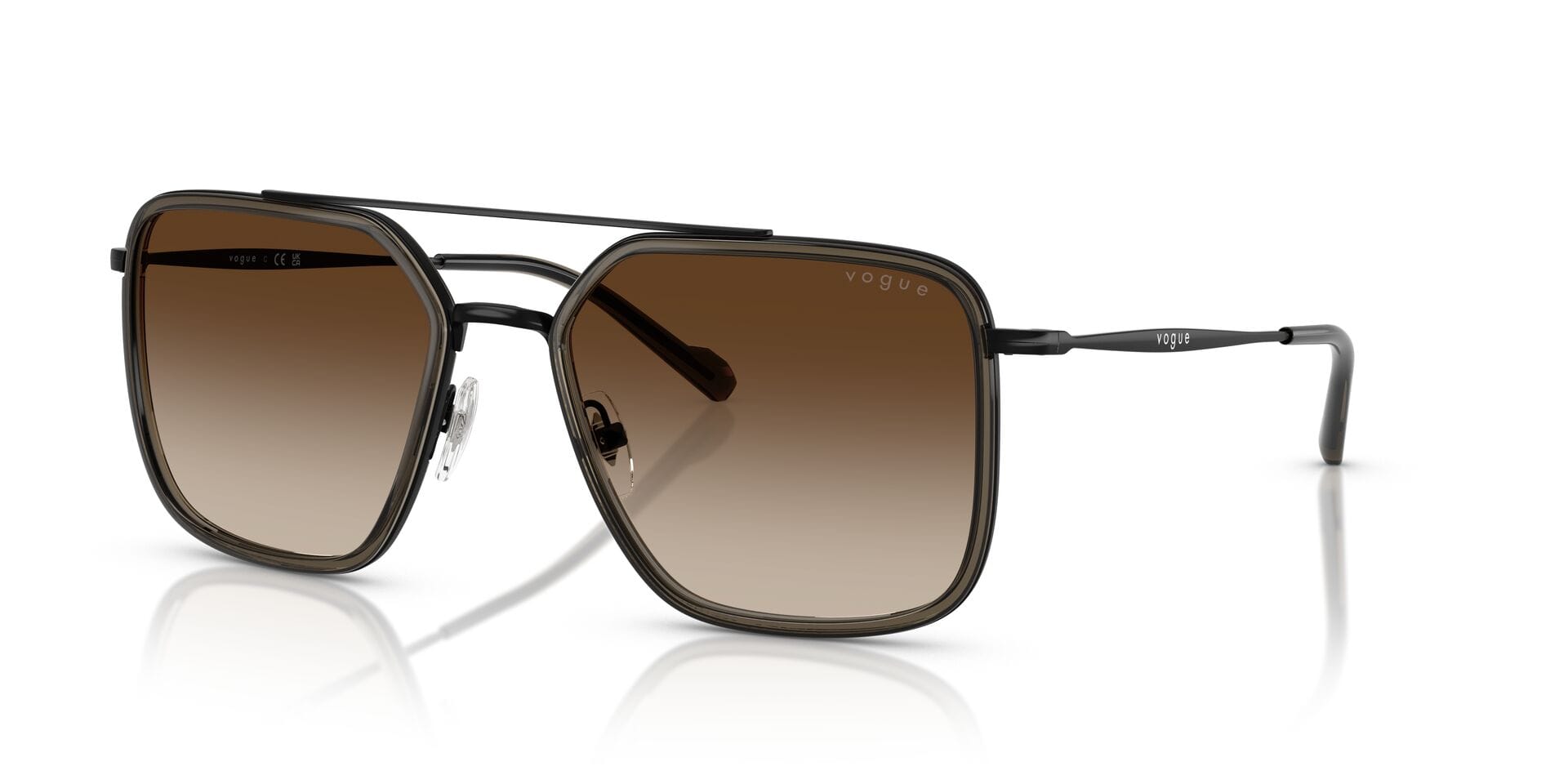 Vogue 0VO4336SI Sunglass Black Male Full Metal — Black frame