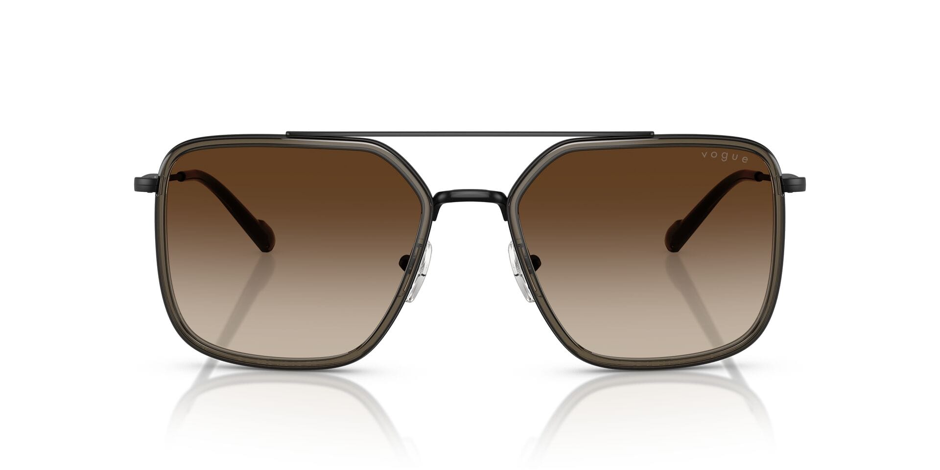 Vogue 0VO4336SI Sunglass Black Male Full Metal Sunglass — Black frame — view 3
