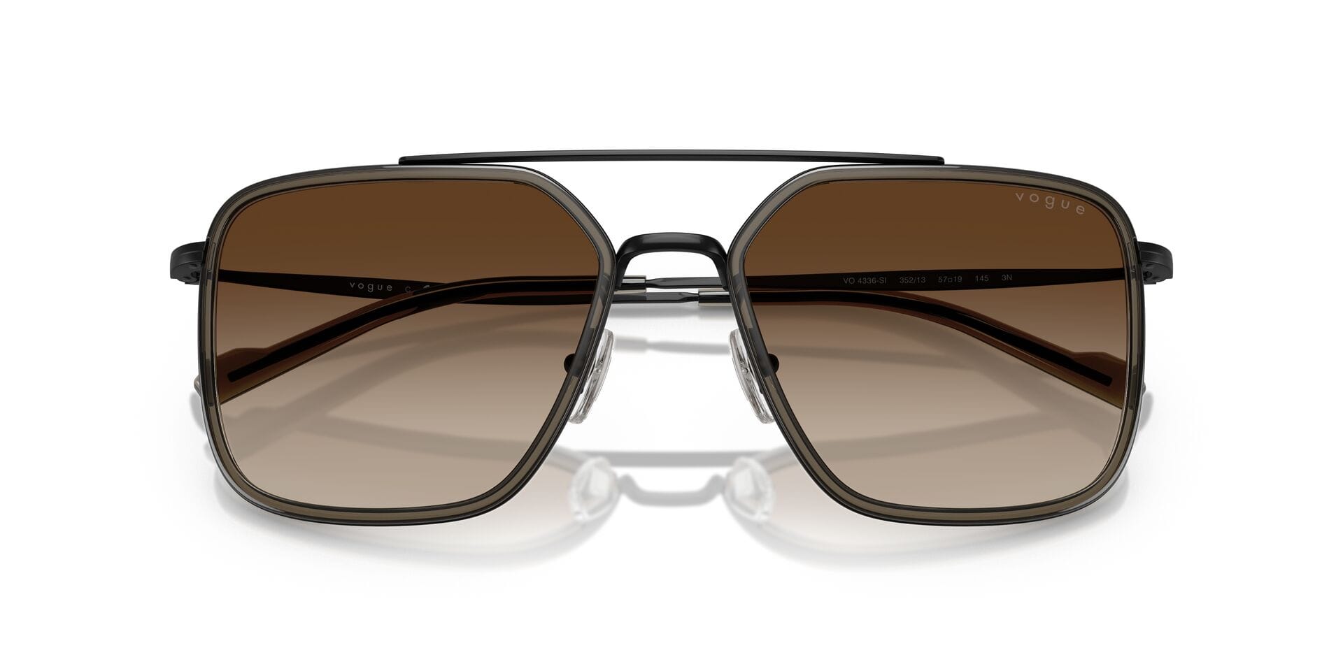 Vogue 0VO4336SI Sunglass Black Male Full Metal Sunglass — Black frame — view 5