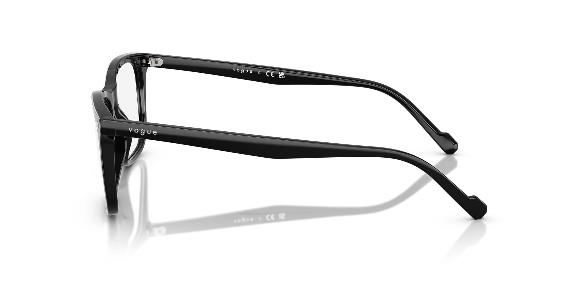 Vogue 0VO5617 Frame Black Male Full Shell Frame — Black frame — view 4