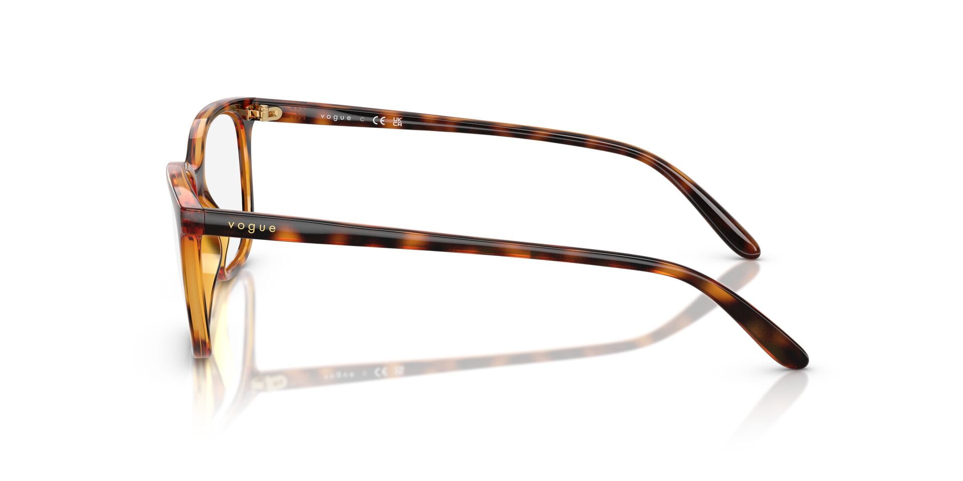 Vogue 0VO5621 Frame Havana Female Full Shell Frame — Havana frame — view 4
