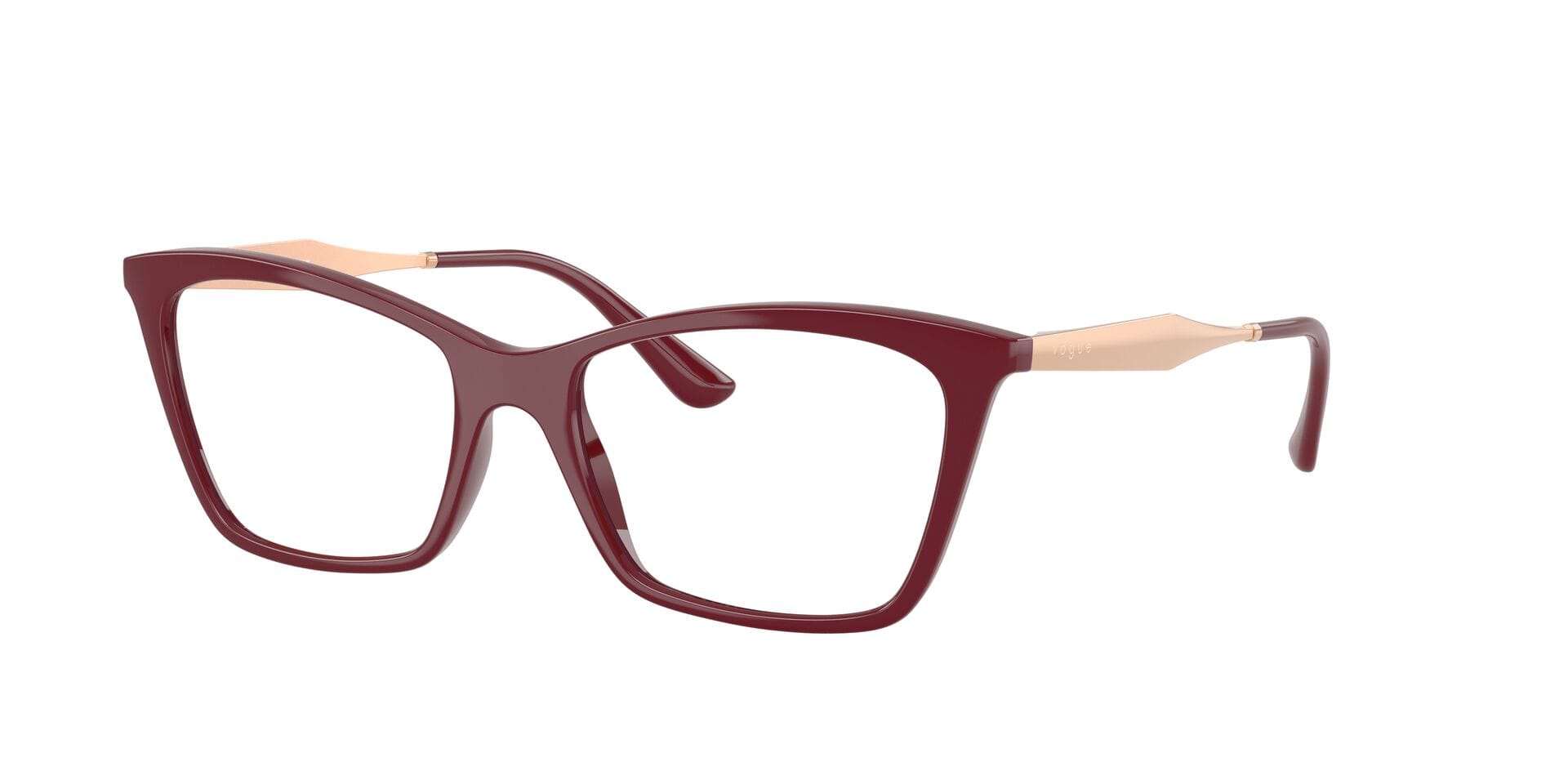 Vogue 0VO5624 Frame Purple Female Full Shell Frame — Purple frame — view 3