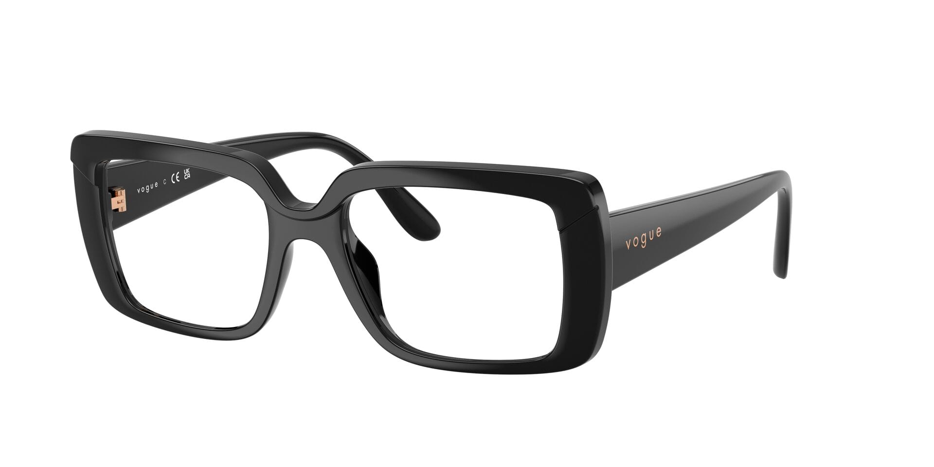 Vogue 0VO5636U Frame Black Female Full Shell Frame — Black frame — view 3