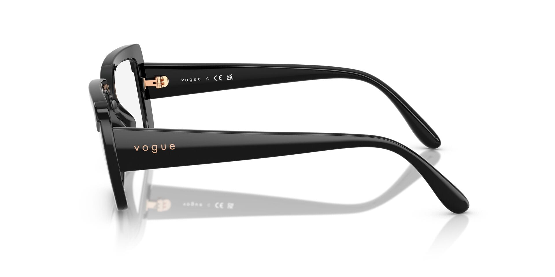 Vogue 0VO5636U Frame Black Female Full Shell Frame — Black frame — view 5