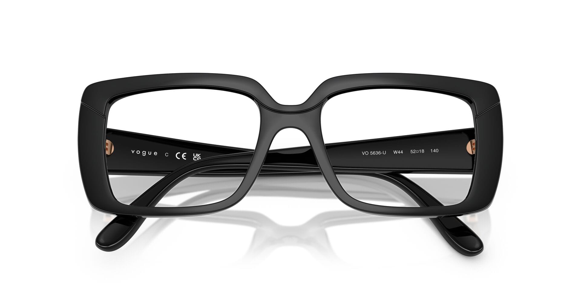 Vogue 0VO5636U Frame Black Female Full Shell Frame — Black frame — view 7