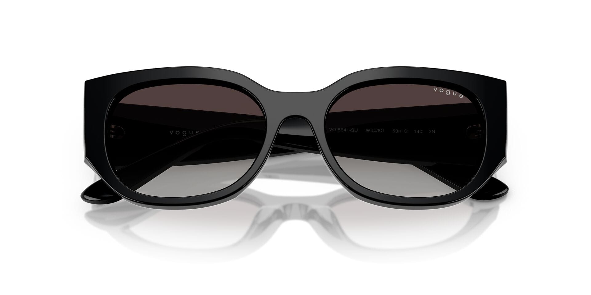 Vogue 0VO5641SU Sunglass Black Female Full Shell Sunglass — Black frame — view 5