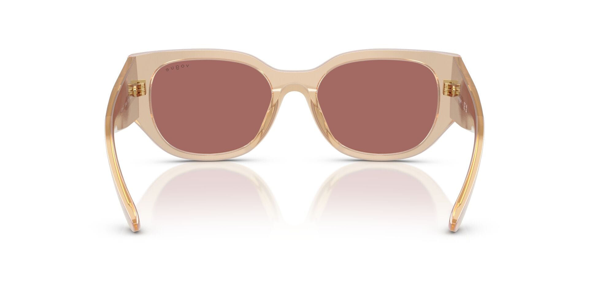 Vogue 0VO5641SU Sunglass Brown Female Full Shell Sunglass — Brown frame — view 2
