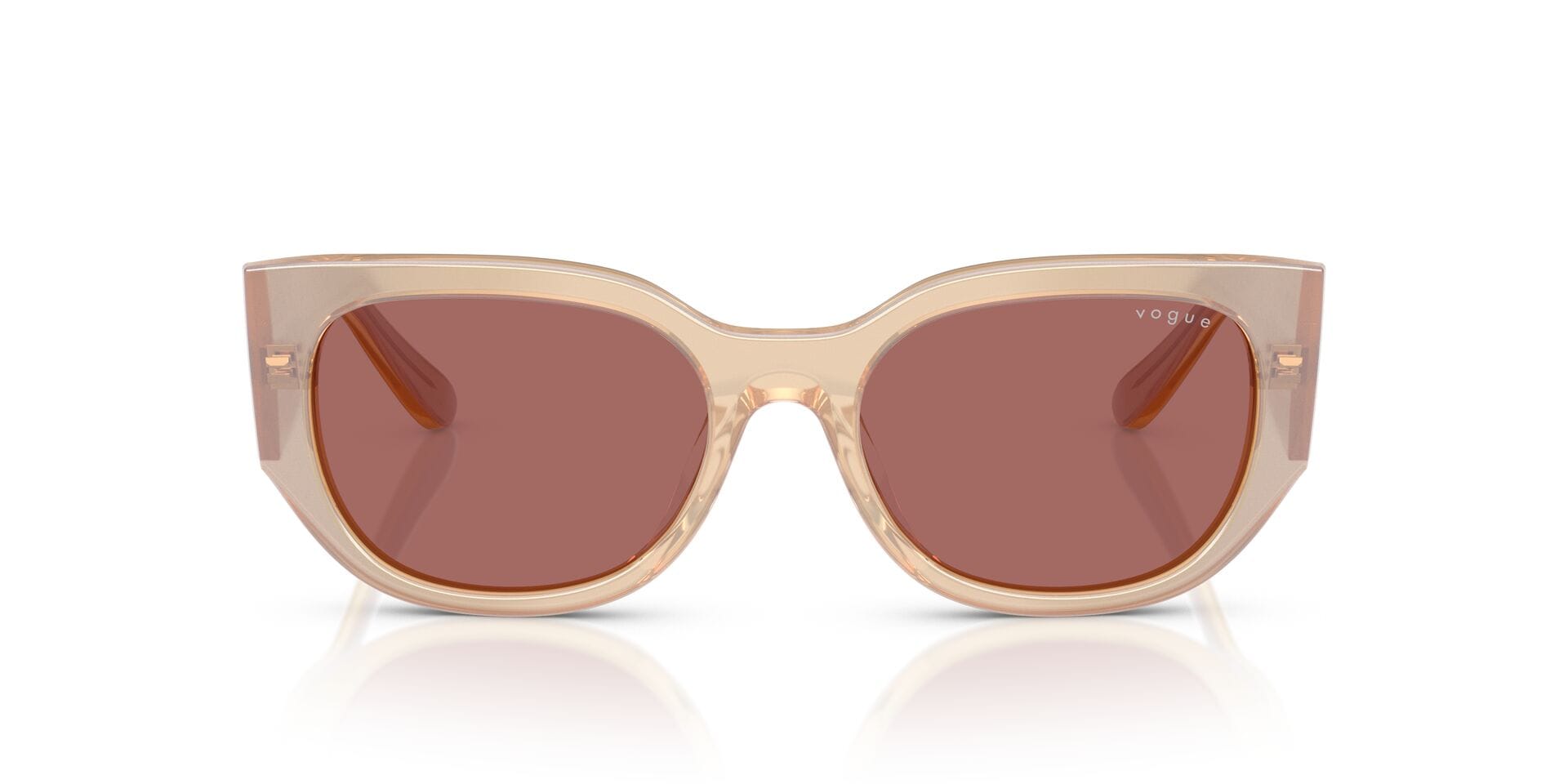 Vogue 0VO5641SU Sunglass Brown Female Full Shell Sunglass — Brown frame — view 4