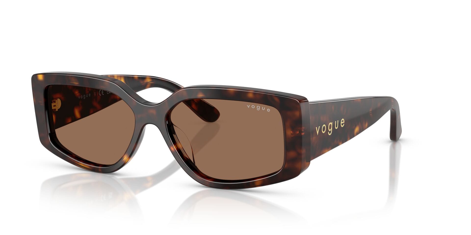 Vogue 0VO5642SU Sunglass Havana Female Full Shell — Havana frame