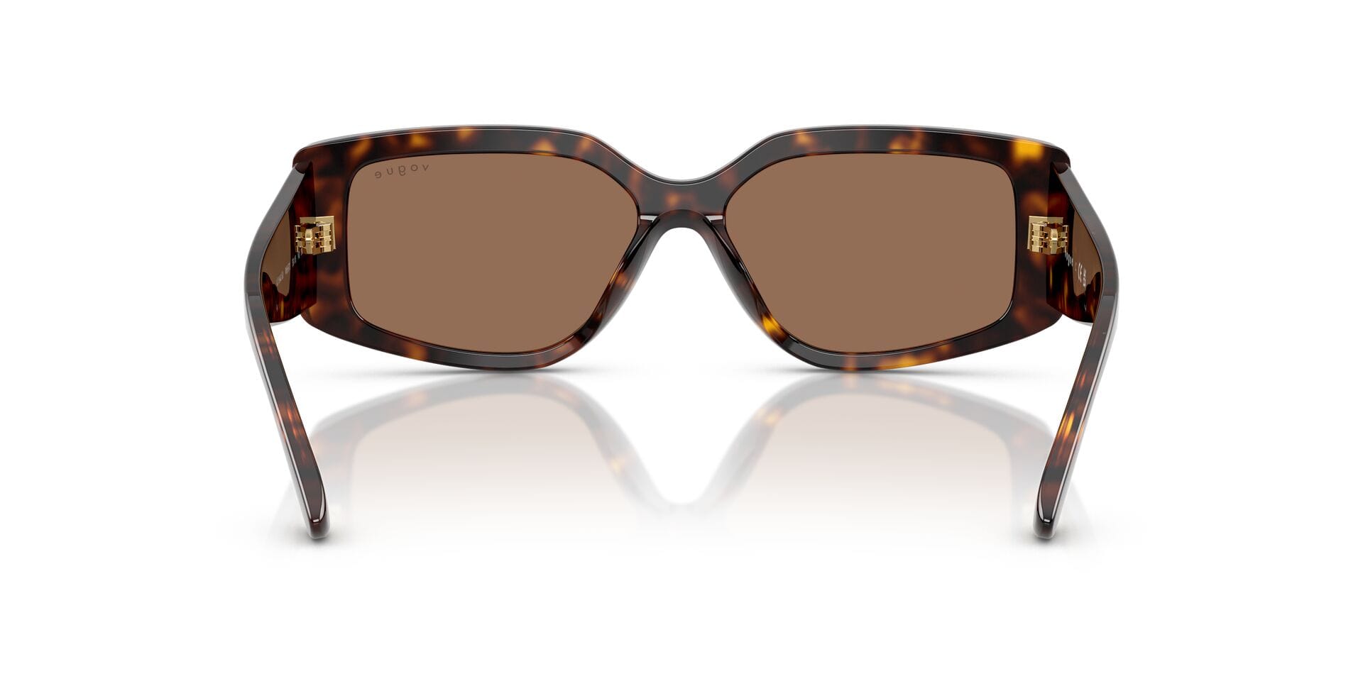 Vogue 0VO5642SU Sunglass Havana Female Full Shell Sunglass — Havana frame — view 2