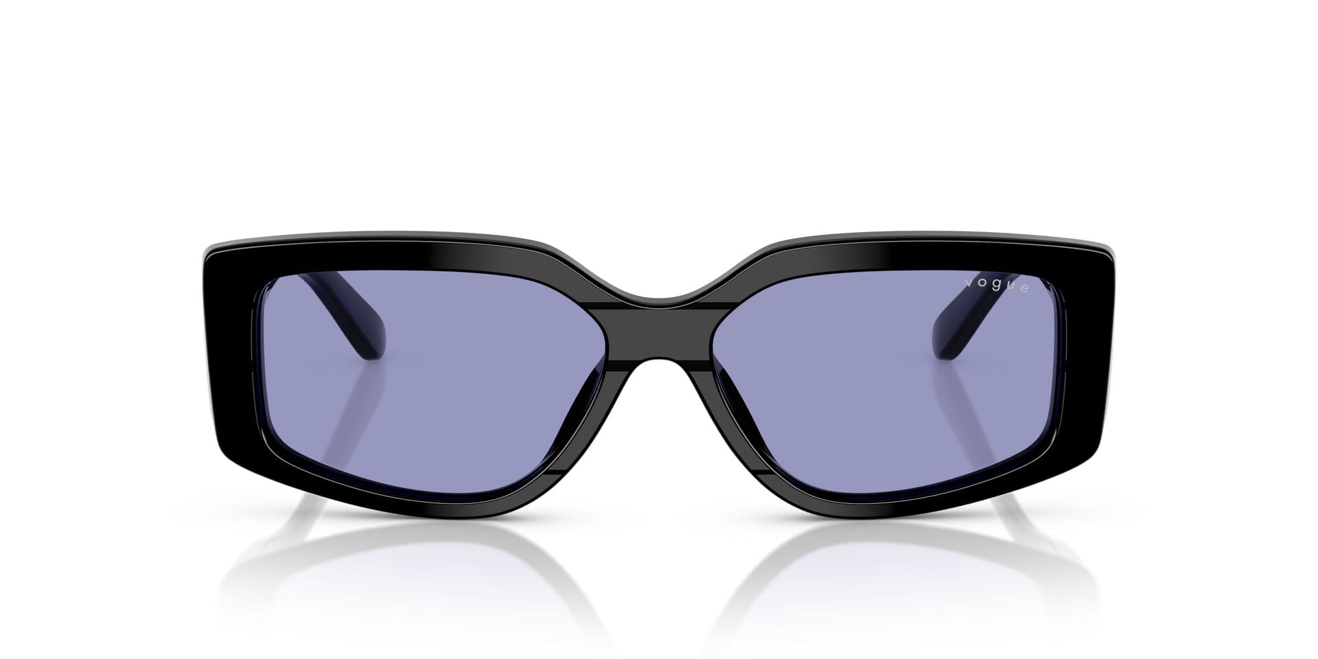 Vogue 0VO5642SU Sunglass Black Female Full Shell Sunglass — Black frame — view 4