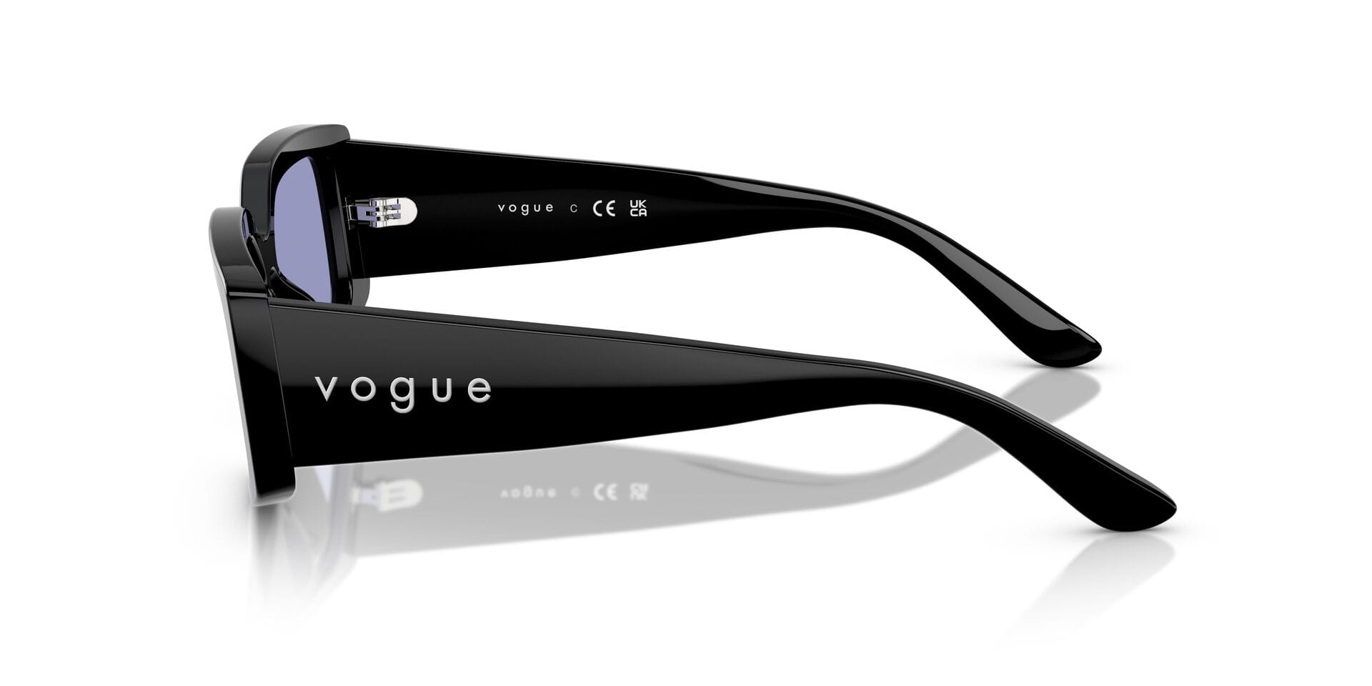 Vogue 0VO5642SU Sunglass Black Female Full Shell Sunglass — Black frame — view 5