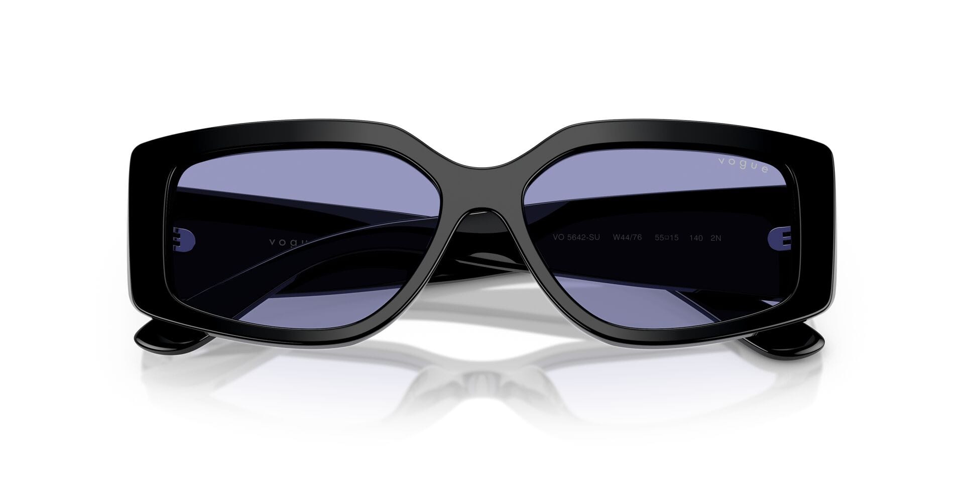 Vogue 0VO5642SU Sunglass Black Female Full Shell Sunglass — Black frame — view 7