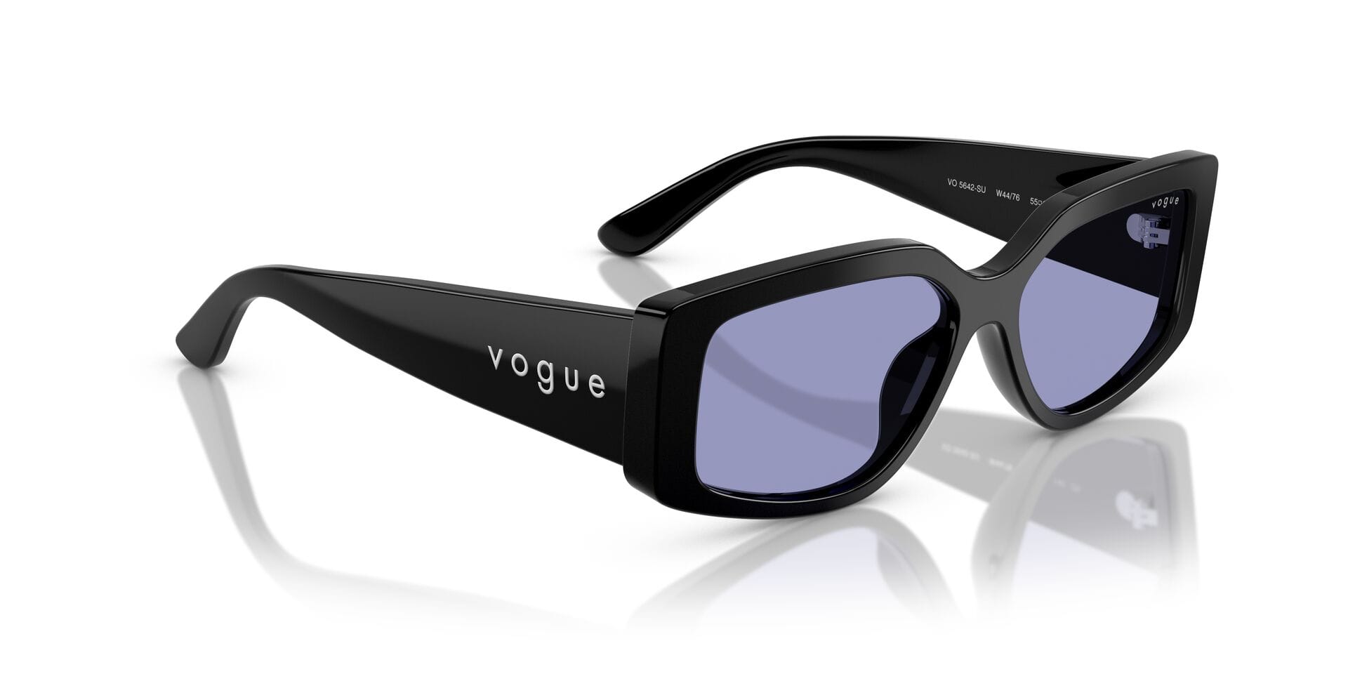 Vogue 0VO5642SU Sunglass Black Female Full Shell Sunglass — Black frame — view 8