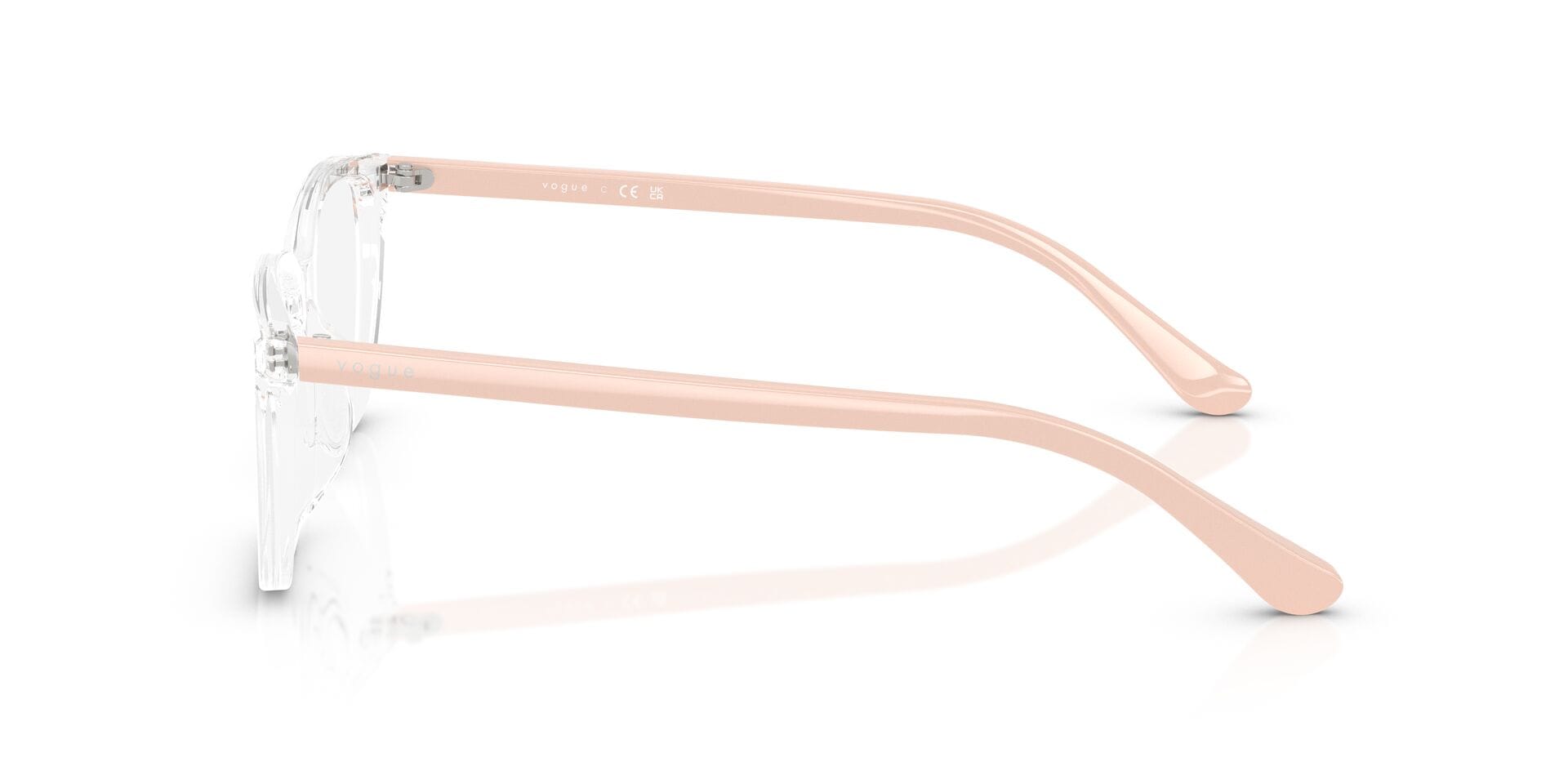 Vogue 0VO5643D Frame Transparent Female Full Shell Frame — Transparent frame — view 5