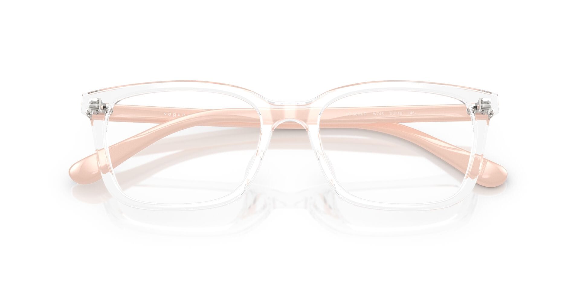 Vogue 0VO5643D Frame Transparent Female Full Shell Frame — Transparent frame — view 7