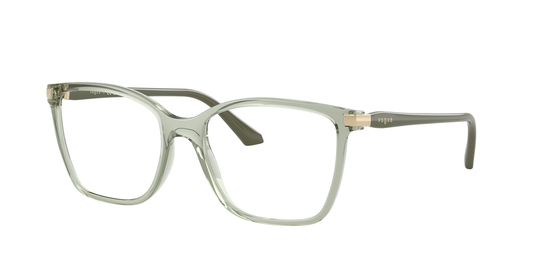 Vogue 0VO5654 Frame Green Female Full Shell Frame — Green frame — view 3