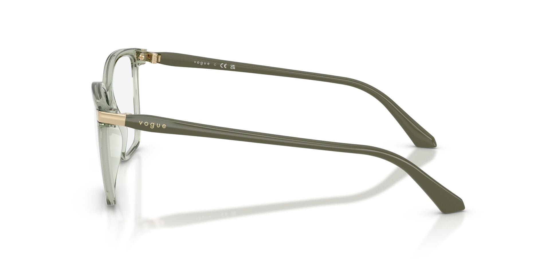 Vogue 0VO5654 Frame Green Female Full Shell Frame — Green frame — view 5