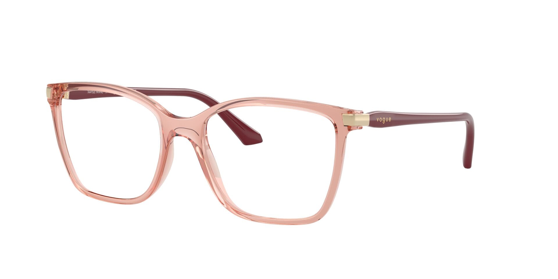Vogue 0VO5654 Frame Pink Female Full Shell Frame — Pink frame — view 3