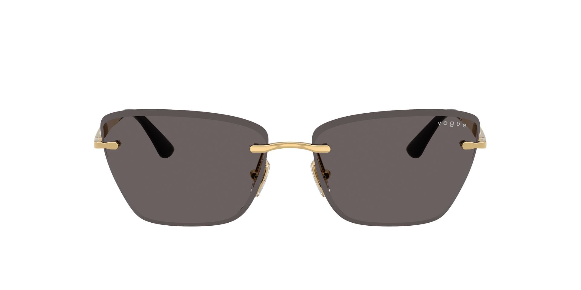 Vogue 0VO4332S Sunglass Gold Female RimLess Metal — Gold frame
