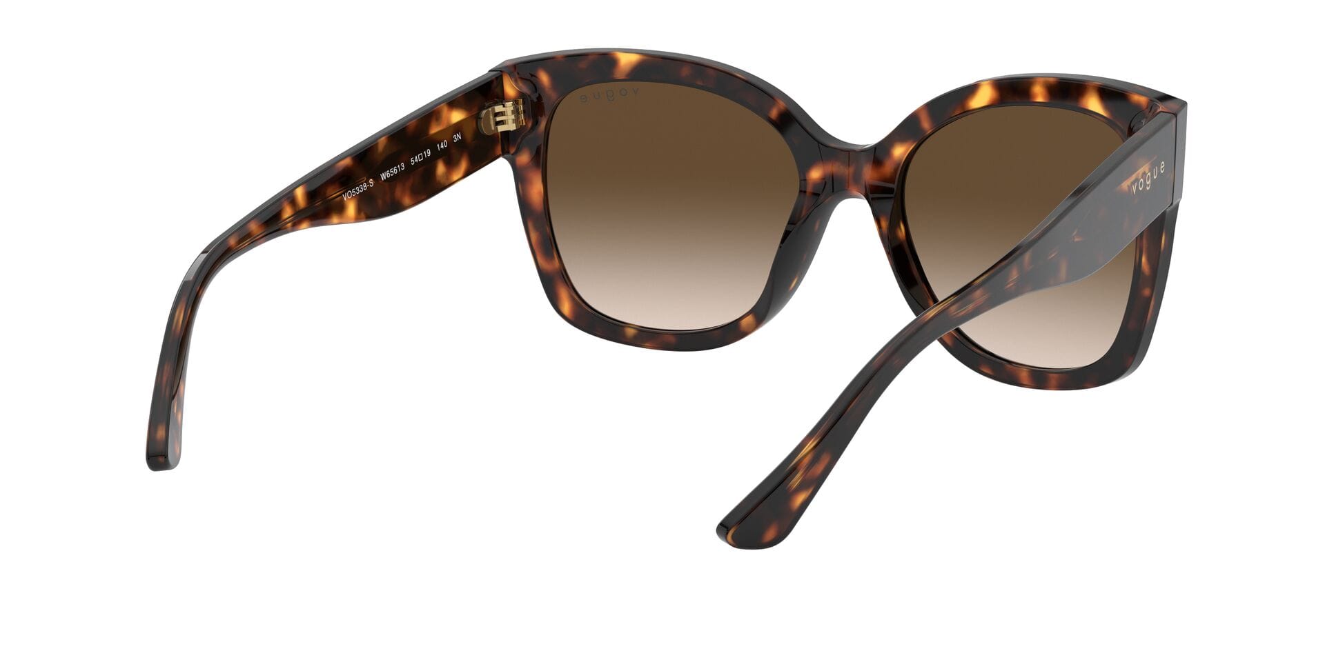 Vogue 0VO5538S Sunglass Havana Female Full Shell Sunglass — Havana frame — view 8