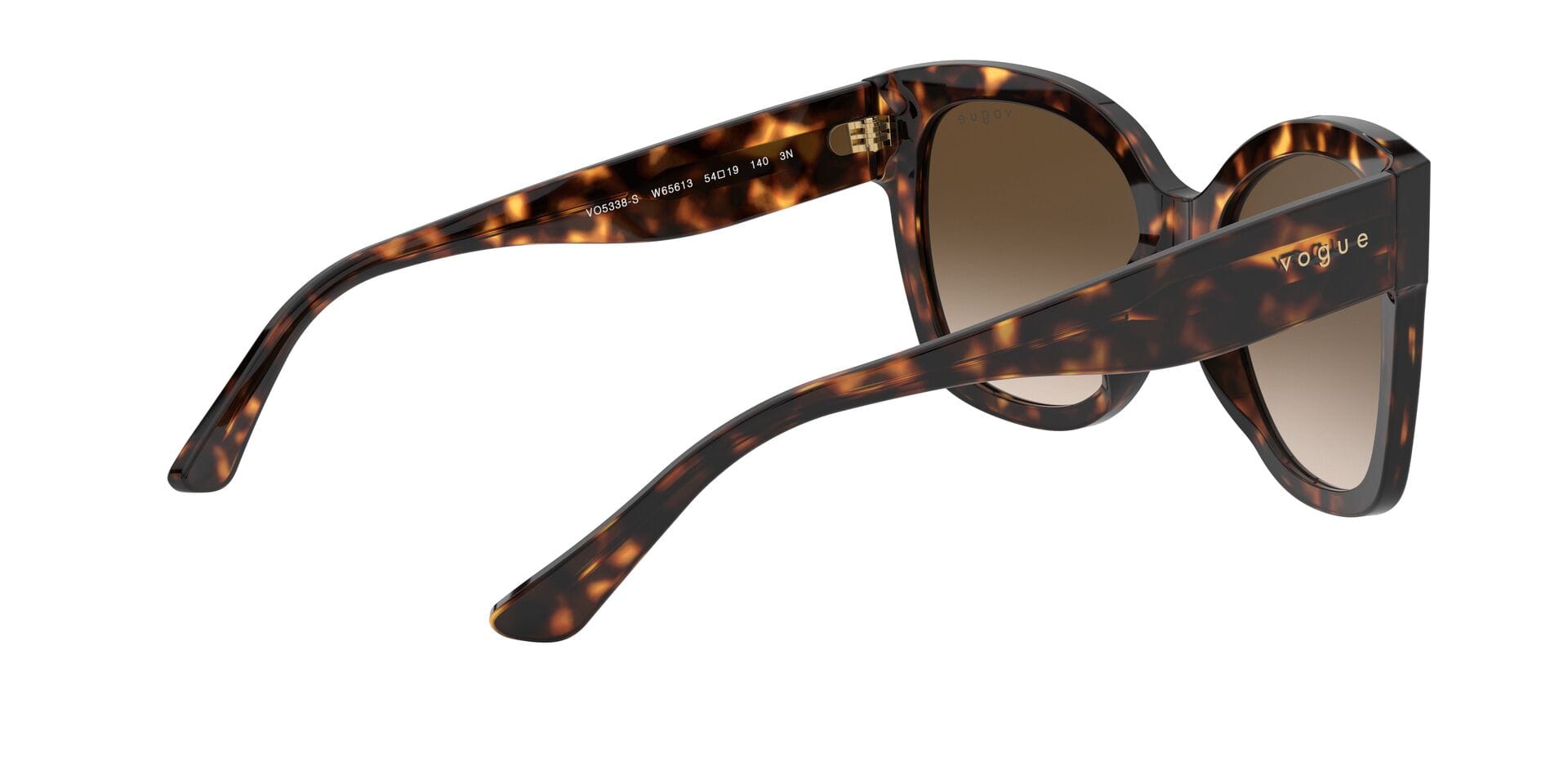 Vogue 0VO5538S Sunglass Havana Female Full Shell Sunglass — Havana frame — view 9