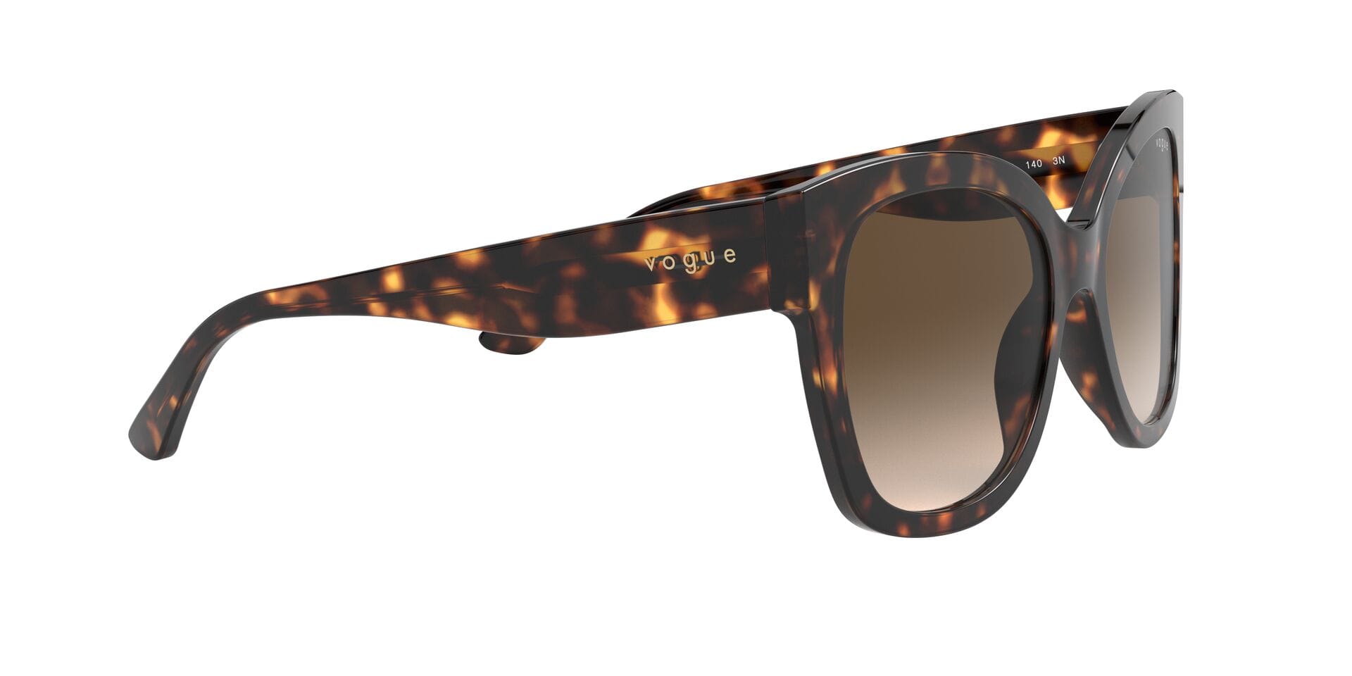 Vogue 0VO5538S Sunglass Havana Female Full Shell Sunglass — Havana frame — view 11