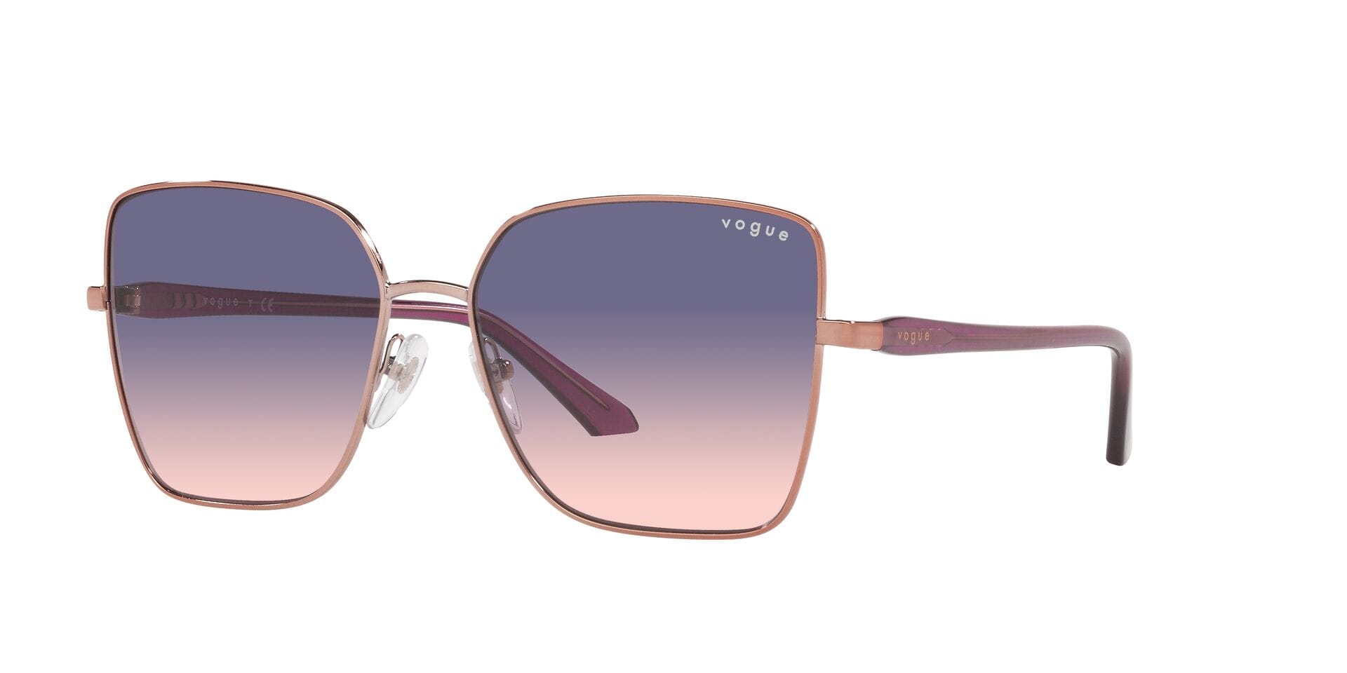 Vogue 0VO4199S Sunglass Pink Female Full Metal Sunglass — Pink frame — view 2